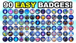 EVENT How to get 90 EASIEST BADGES in THE HUNT Full Guide ROBLOX [upl. by Ahsirek]