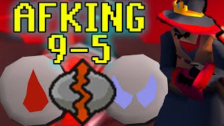 AFKing 9 to 5 Zeah Runecrafting Blood amp Soul Runes [upl. by Christensen]