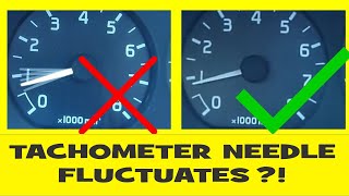 TACHOMETER JUMPS OR TACHOMETER NEEDLE FLUCTUATES HOW TO FIX  WATCH IN THIS VIDEO  DIY [upl. by Perce705]