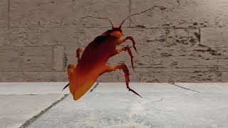 Dancing cockroach meme but i tried to make it in blender [upl. by Center65]