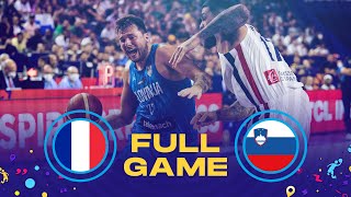 France v Slovenia  Full Basketball Game  FIBA EuroBasket 2022 [upl. by Llenrrad]