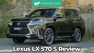 Lexus LX 570 S 2021 review  Ultimate Land Cruiser  Chasing Cars [upl. by Saibot]