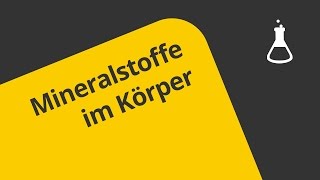 Grundkurs Thema Mineralstoffe im Körper  Chemie  Allgemeine und anorganische Chemie [upl. by Micah]