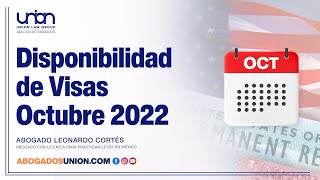 Boletín de visas de octubre 2022 [upl. by Armilda]