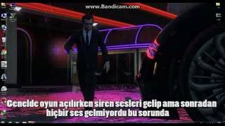 GTA 5 SES SORUNUNUN ÇÖZÜMÜ [upl. by Cobby]