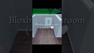 2x3 bloxburg bathroom 🤍 also posted on my TikTok sugarswirlz  pls help me get to 50 followers [upl. by Retluoc214]