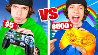 5 Controller vs 500 Controller Challenge  Fortnite [upl. by Philippe]