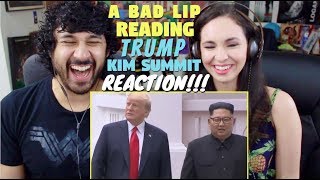 quotTRUMPKIM SUMMITquot — A Bad Lip Reading  REACTION [upl. by Femmine]