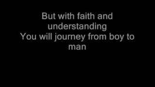 Son Of Man  Phil Collins with lyrics [upl. by Htinnek]