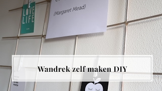 Wandrek zelf maken DIY  Furnlovers [upl. by Davena756]