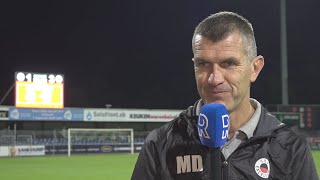 Marinus Dijkhuizen na FC DordrechtExcelsior 13 Aan het spel genoeg aan te merken [upl. by Dumah398]