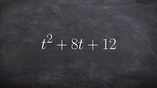 Factoring a trinomial a  1 [upl. by Mastic793]