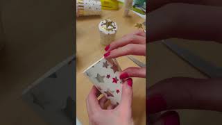 Come creare un segnaposto per Capodanno con un bicchiere di carta  TUTORIAL FACILE [upl. by Seltzer15]