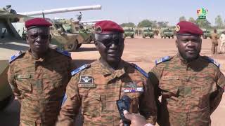 Le Président du Faso le Capitaine Ibrahim TRAORE remet un lot de matériel lourd à lArmée [upl. by Dhiren]