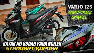 Kumpulan Modifikasi Vario 150 125 Simpel  Inspirasi Modifikasi Vario [upl. by Pascasia]