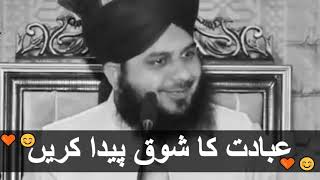 ibadat Ka Shok Peda Krein By Muhammad Ajmal Raza Qadri [upl. by Gaut110]