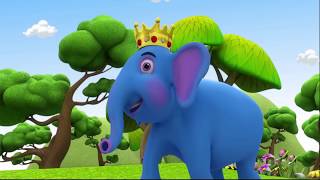 हाथी राजा कहाँ चले  Hathi Raja Kahan Chale  Guddu Boy  Hindi Rhyme  Kids Channel India [upl. by Yremrej]