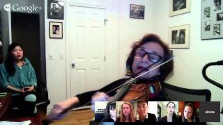 Teaching Violin and Viola Hangout 6 [upl. by Chase]