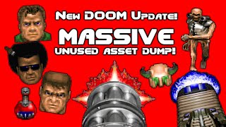 Huge DOOM Unused Asset Dump  Awesome 2024 Doom rerelease on Steam and GOG [upl. by Lianne]