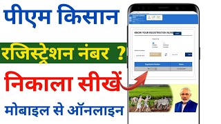 पीएम किसान सम्मान निधि योजना  pm kisan registration no kaise nikale  किसान रजिस्ट्रेशन नंबर चेक ✅ [upl. by February]