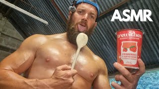 ASMR Some Hot amp Sweaty Man Consumes Some Yogurt [upl. by Raasch344]