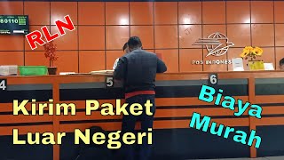 Mengirim Paket ke Luar Negeri via Pos Indonesia  Pos Tercatat Internasional  Cara kirim RLN murah [upl. by Nelie]