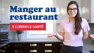 5 choix santé pour manger au restaurant le midi  Index Santé [upl. by Koslo605]