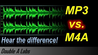 M4A vs MP3 Audio Quality Comparison [upl. by Mcgraw]