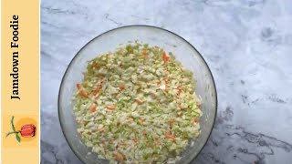 Coleslaw Recipe  Homemade Coleslaw Recipe  KFC Style Coleslaw [upl. by Jelks]