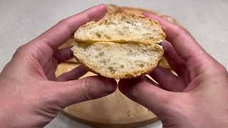 NoKnead Ciabatta Recipe Easy Italian Bread ❗️ [upl. by Akihsar]