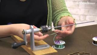 Artbeads Quick Tutorial  How to Use The Cobra Coiler with Cynthia Kimura [upl. by Daenis]