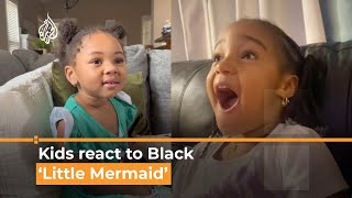 Parents post reactions of their kids to Black Little Mermaid’  Al Jazeera Newsfeed [upl. by O'Mahony]