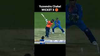 Yuzvendra Chahal WICKET 5 🥺❤️🙏 [upl. by Ahsiral]