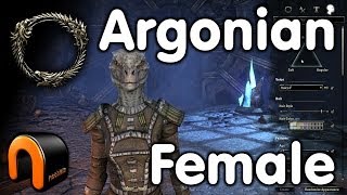 Elder Scrolls Online  Argonian Female  Character Creation [upl. by Savina]