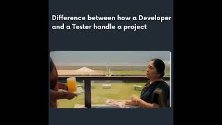 DeveloperVsTester developer tester testing corporate corporatelife memes flutter coding lol [upl. by Ita]