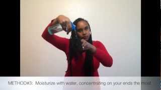 3 METHODS TO RETAIN MOISTURE IN LOCS [upl. by Muhammad]