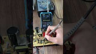 How to measure with an oscilloscope on a potentiometer and an lamp [upl. by Appleby]