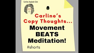 Carlines Copy Thoughts Movement BEATS Meditation shorts [upl. by Euqinahc]