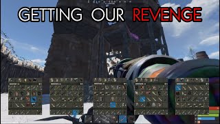 REVENGE RAIDING THE LARGEST TEAM ON THE SERVER  Rust Movie  Rust Console [upl. by Acsehcnarf]