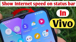 Vivo  Network Speed Setting  Enable Network Speed Meter Setting In Android Phone Vivo Y12 [upl. by Rundgren]