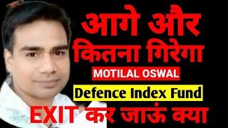 7 Negative Return  Motilal Oswal Defence Index Fund  Motilal Oswal Defence Index Fund Review [upl. by Latsryc]