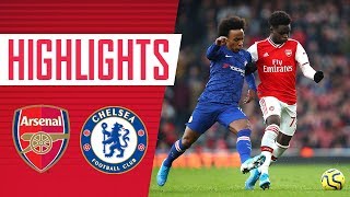 HIGHLIGHTS  Arsenal 12 Chelsea  Premier League  Dec 29 2019 [upl. by Ademordna]