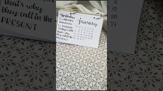 diy cute calendar  making calendar for 2024 calendar diy artandcraft papercraft craft 2024 [upl. by Aguie782]