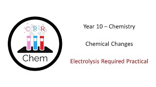 Electrolysis Required Practical  AQA GCSE ChemistryCombined Science [upl. by Maddeu]