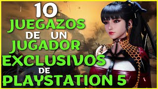 10 MEJORES JUEGOS EXCLUSIVOS de PlayStation 5 que DEBES JUGAR YA [upl. by Springer]