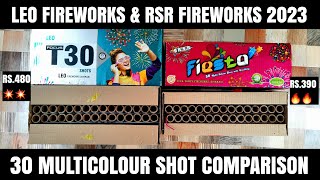 30 Shot Comparison LEO amp RSR Fireworks  Sivakasi Crackers  Diwali 2023 [upl. by Verneuil664]