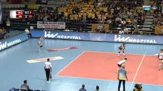 KimYeonKoung FB VB 2nd Match of Turkey League Final4 14 15 season [upl. by Llerut]