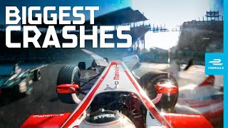 Formula Es Biggest Crashes EVER [upl. by Tinor]