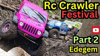 RC CRAWLER festival Edegem RC SCALER festival part 2 on the rc crawler course rc scaler track [upl. by Alfons]