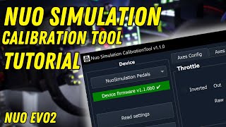 NUO Simulation EVO2 Pedale kalibrieren  Deep Tutorial [upl. by Rama]